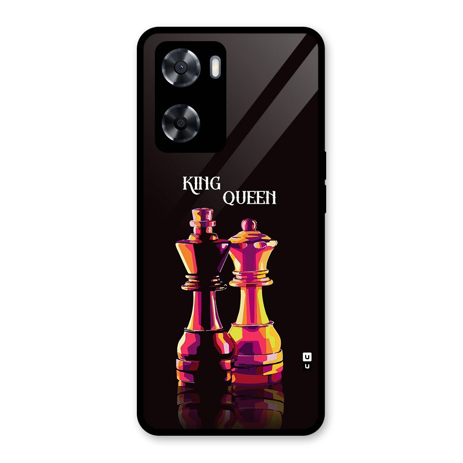 King Queen Glass Back Case for OnePlus Nord N20 SE