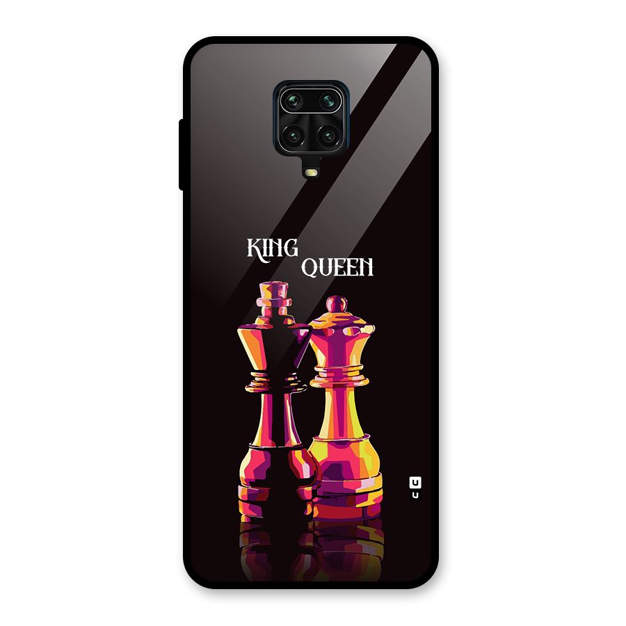 King Queen Glass Back Case for Poco M2 Pro