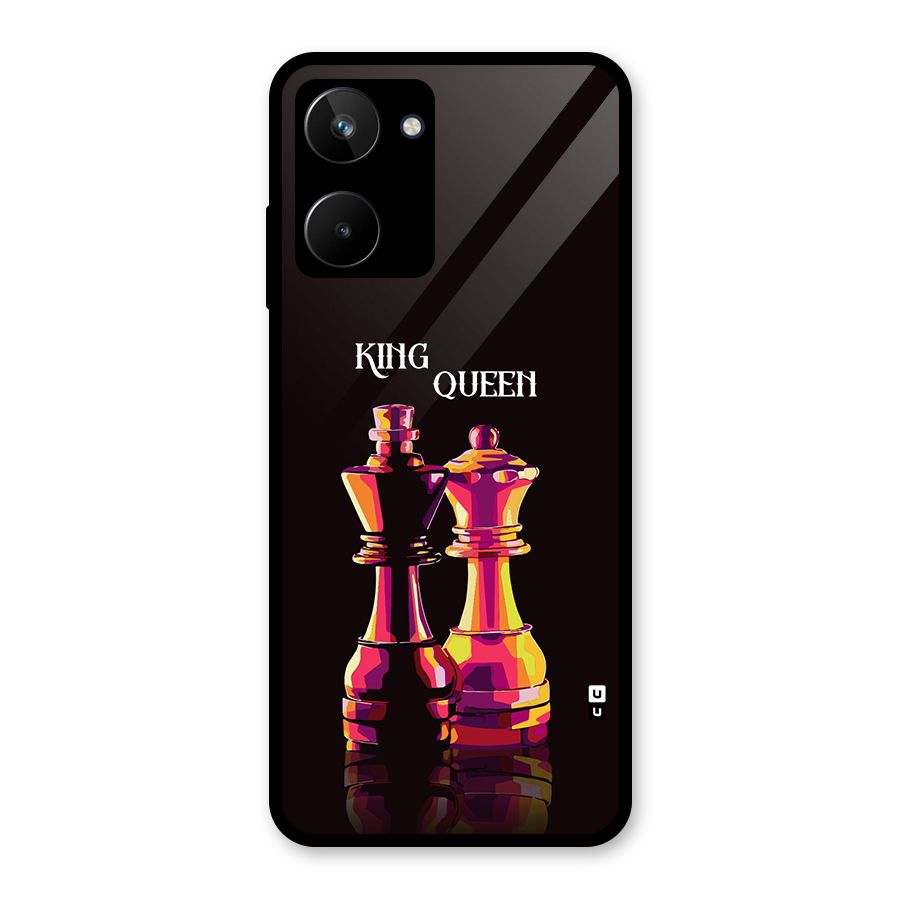 King Queen Glass Back Case for Realme 10