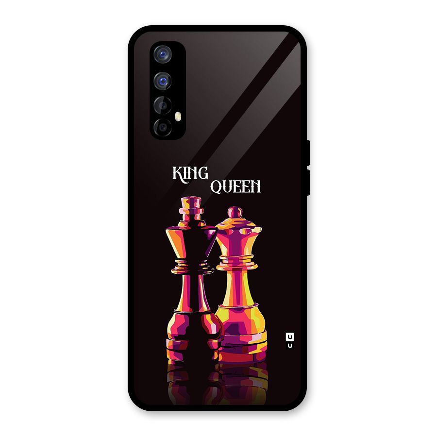 King Queen Glass Back Case for Realme 7