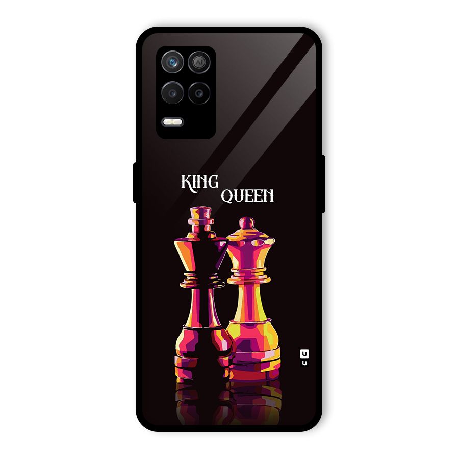 King Queen Glass Back Case for Realme 9 5G
