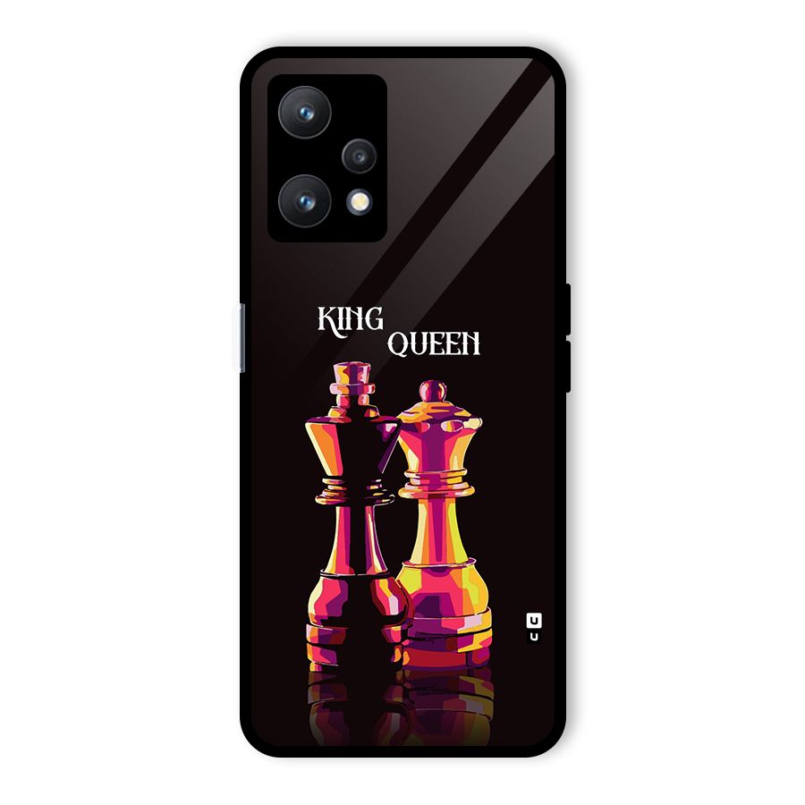 King Queen Glass Back Case for Realme 9 Pro 5G