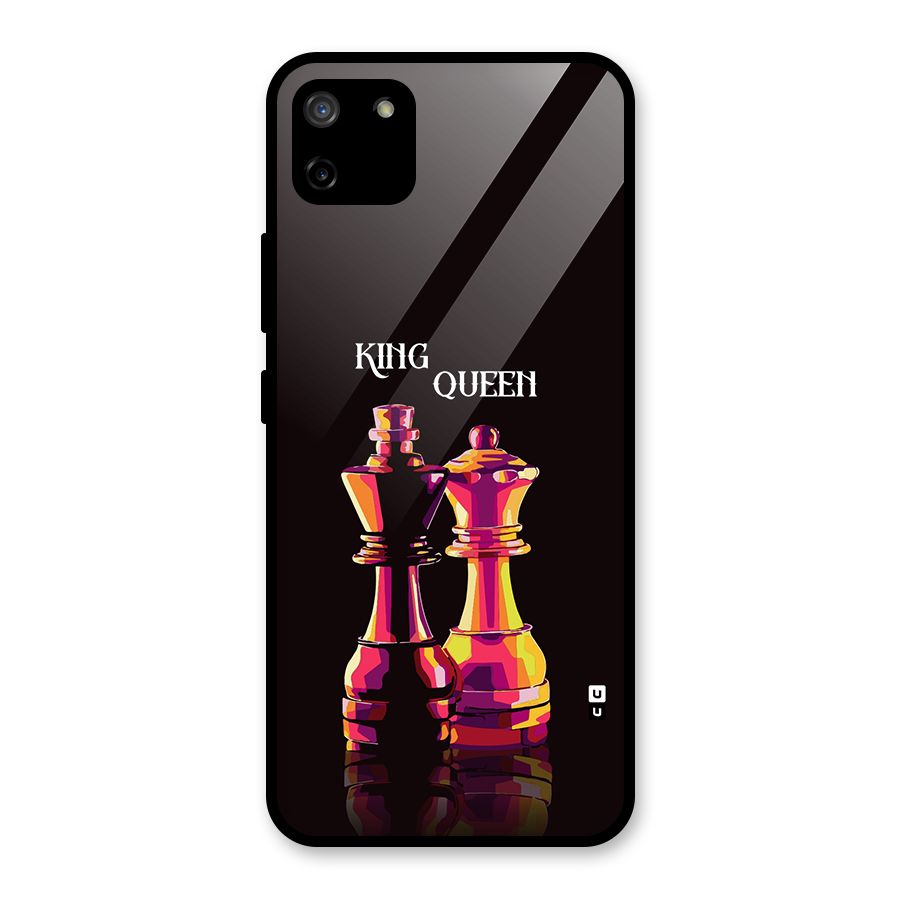 King Queen Glass Back Case for Realme C11