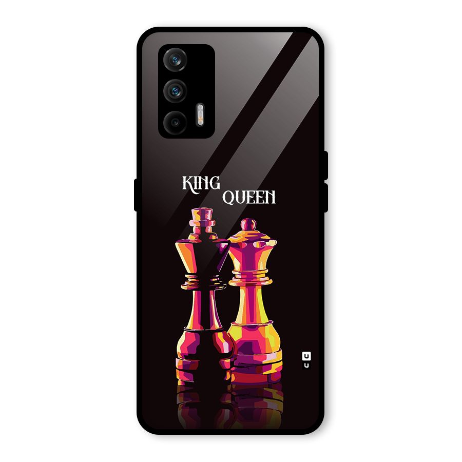 King Queen Glass Back Case for Realme X7 Max