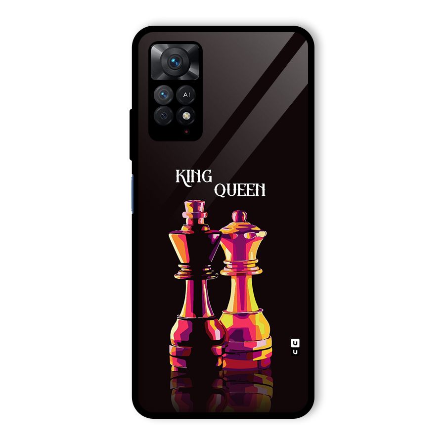 King Queen Glass Back Case for Redmi Note 11 Pro Plus 5G