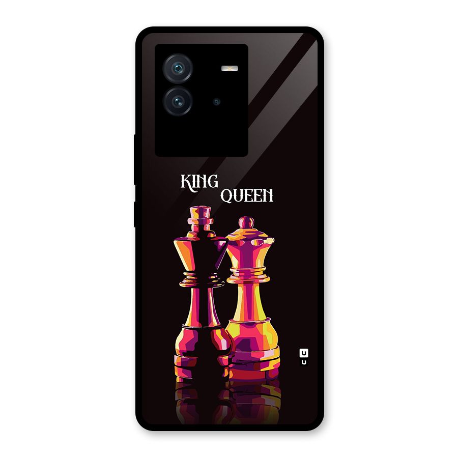 King Queen Glass Back Case for Vivo iQOO Neo 6 5G