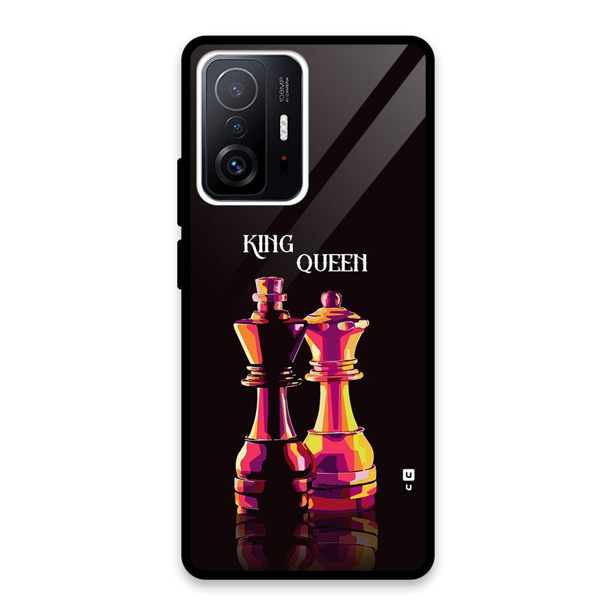 King Queen Glass Back Case for Xiaomi 11T Pro