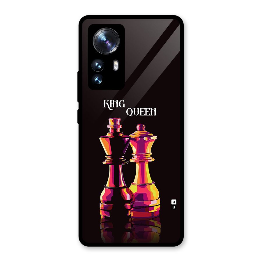 King Queen Glass Back Case for Xiaomi 12 Pro