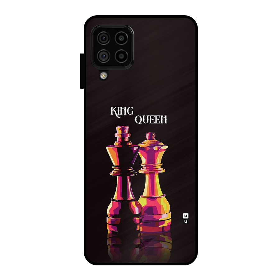 King Queen Metal Back Case for Galaxy A22 4G