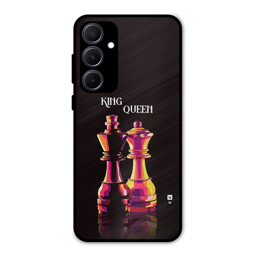 King Queen Metal Back Case for Galaxy A35