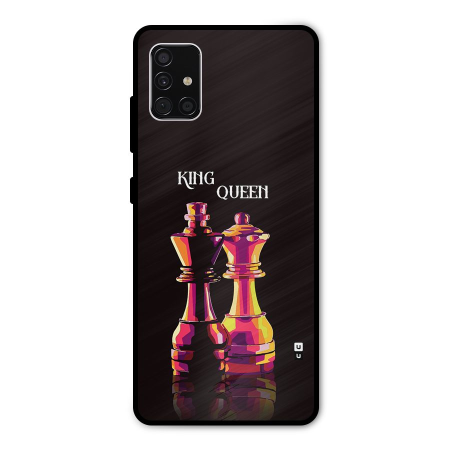 King Queen Metal Back Case for Galaxy A51