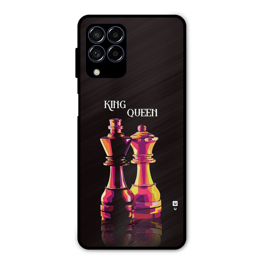 King Queen Metal Back Case for Galaxy M53 5G
