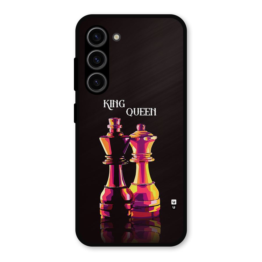 King Queen Metal Back Case for Galaxy S23