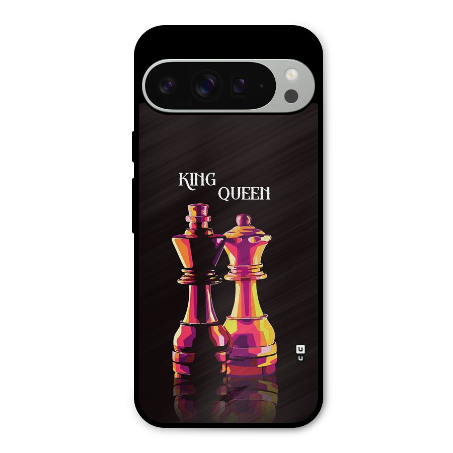 King Queen Metal Back Case for Google Pixel 9 Pro XL