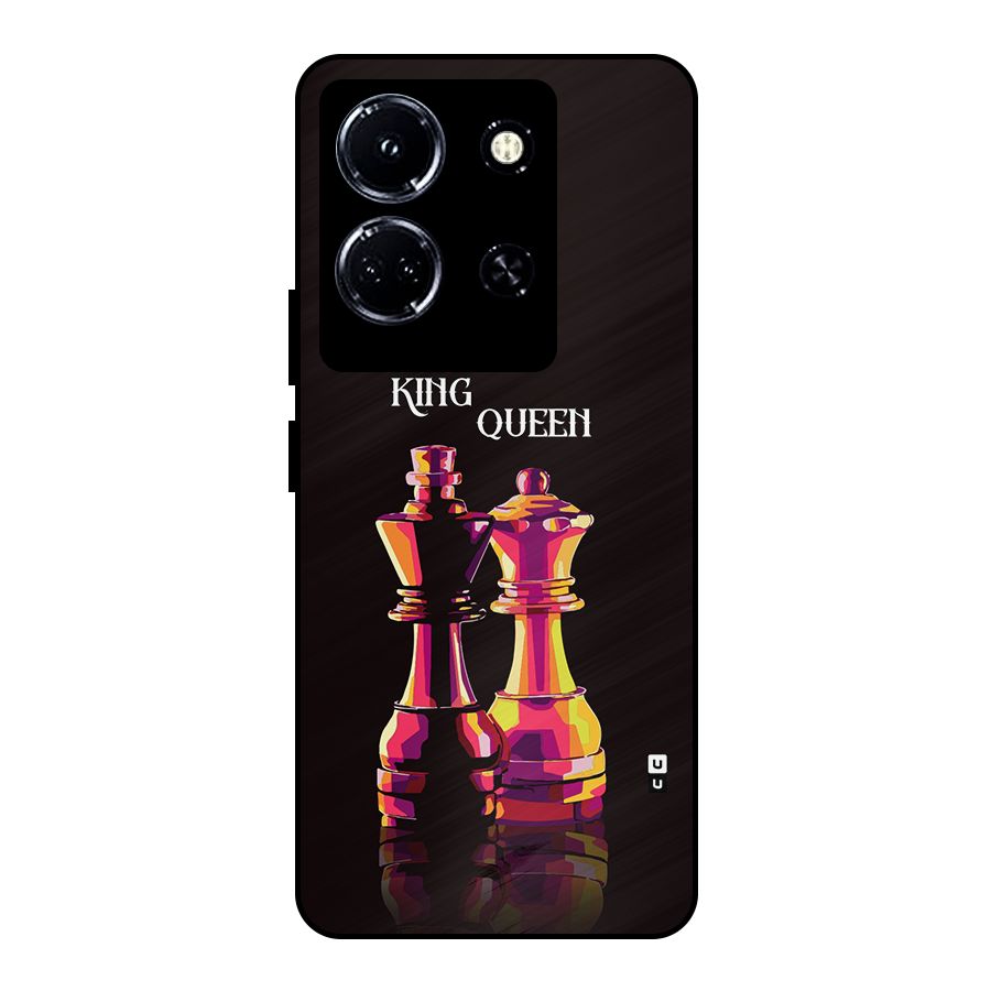 King Queen Metal Back Case for Infinix Note 30 5G