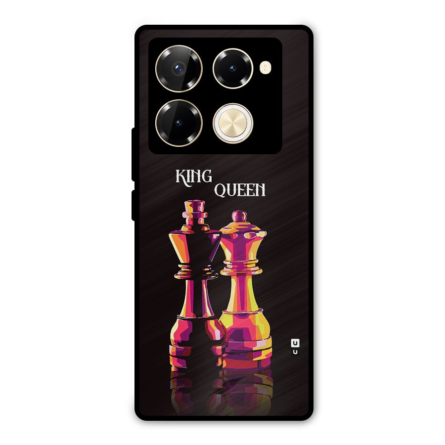King Queen Metal Back Case for Infinix Note 40 Pro