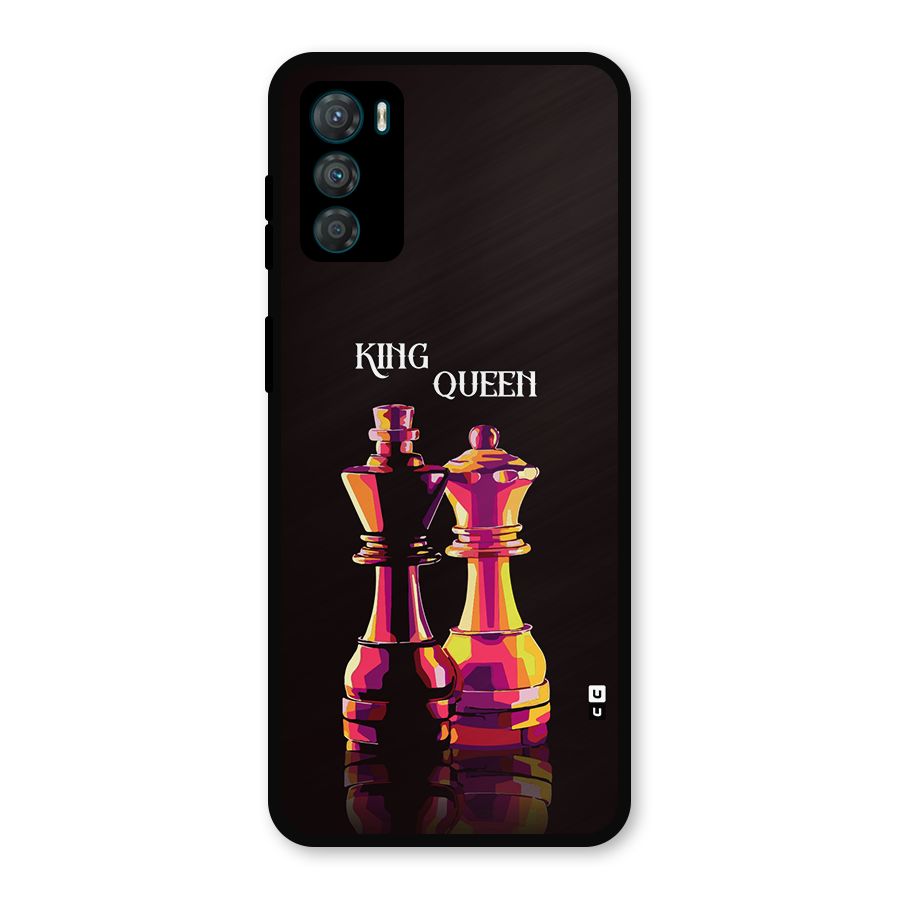 King Queen Metal Back Case for Moto G42