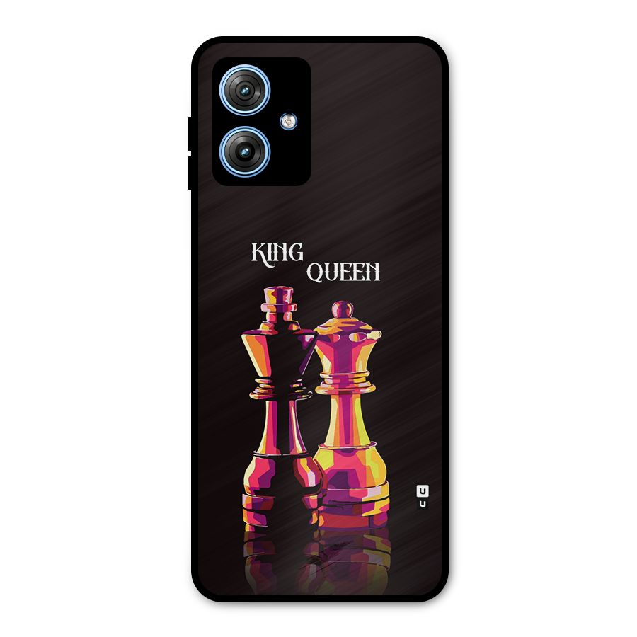 King Queen Metal Back Case for Moto G54