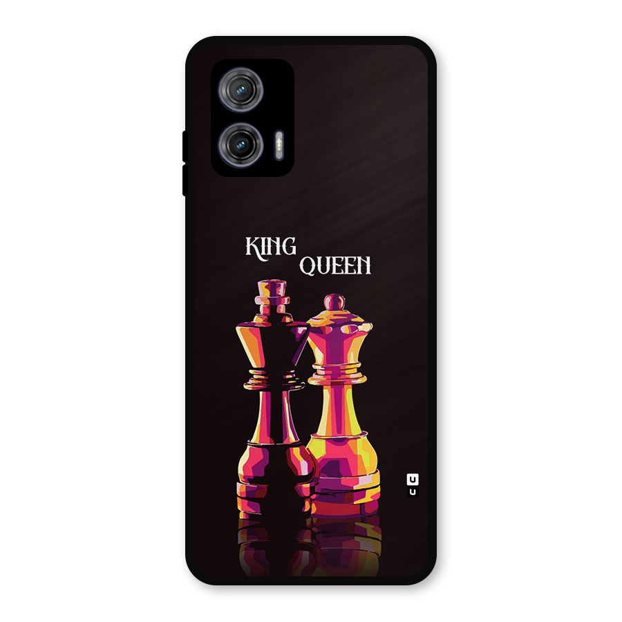 King Queen Metal Back Case for Moto G73