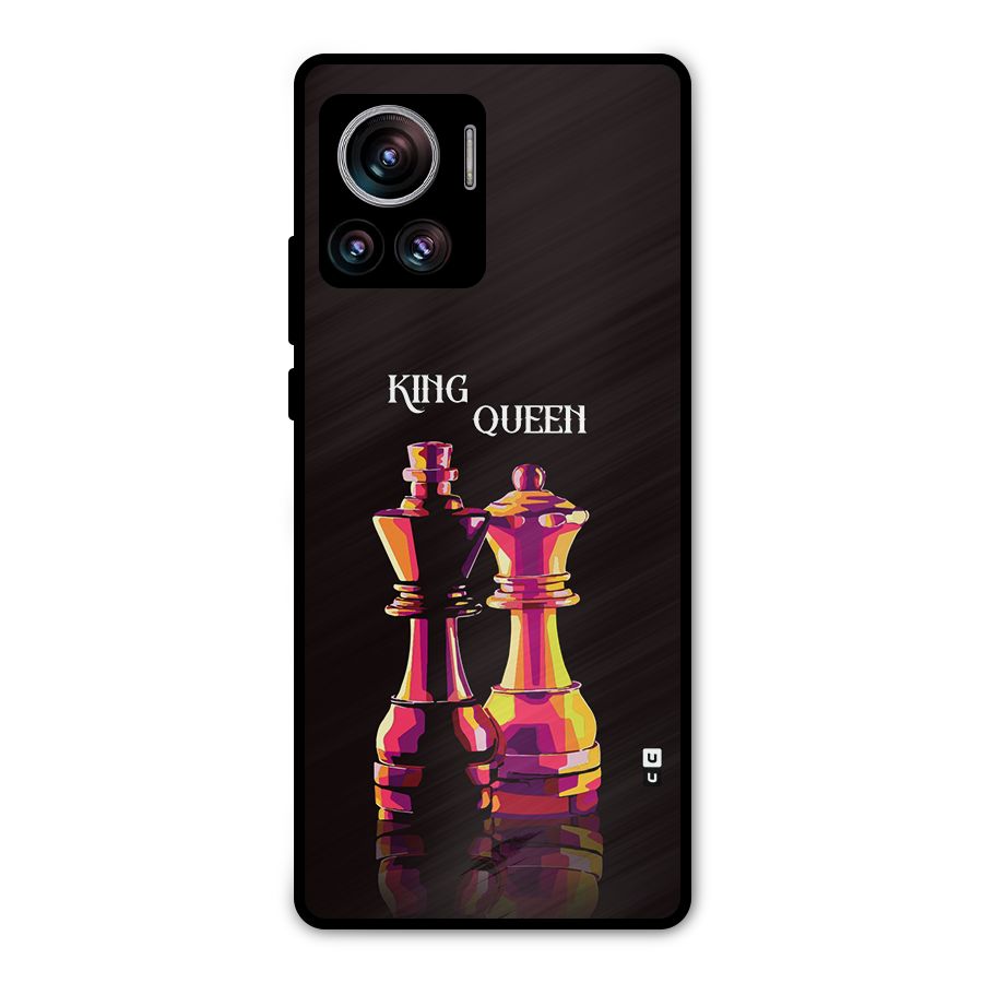 King Queen Metal Back Case for Motorola Edge 30 Ultra