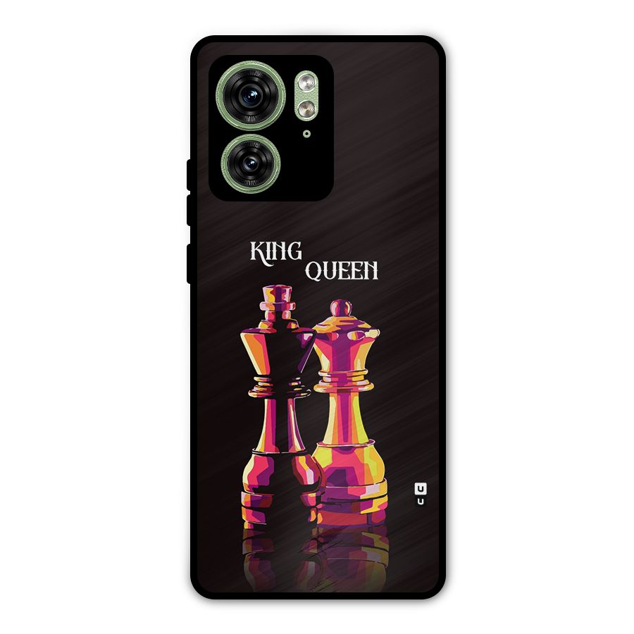 King Queen Metal Back Case for Motorola Edge 40 5G