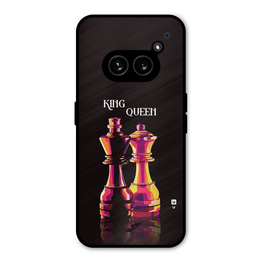 King Queen Metal Back Case for Nothing Phone 2a Plus