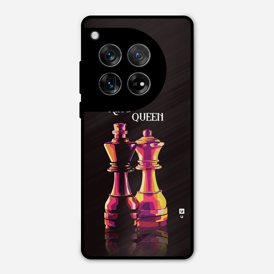 King Queen Metal Back Case for OnePlus 12