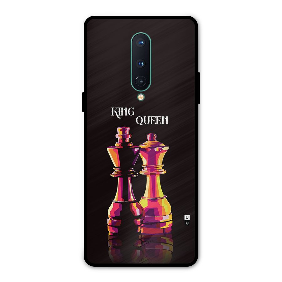 King Queen Metal Back Case for OnePlus 8