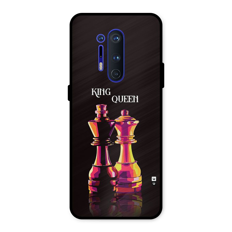King Queen Metal Back Case for OnePlus 8 Pro