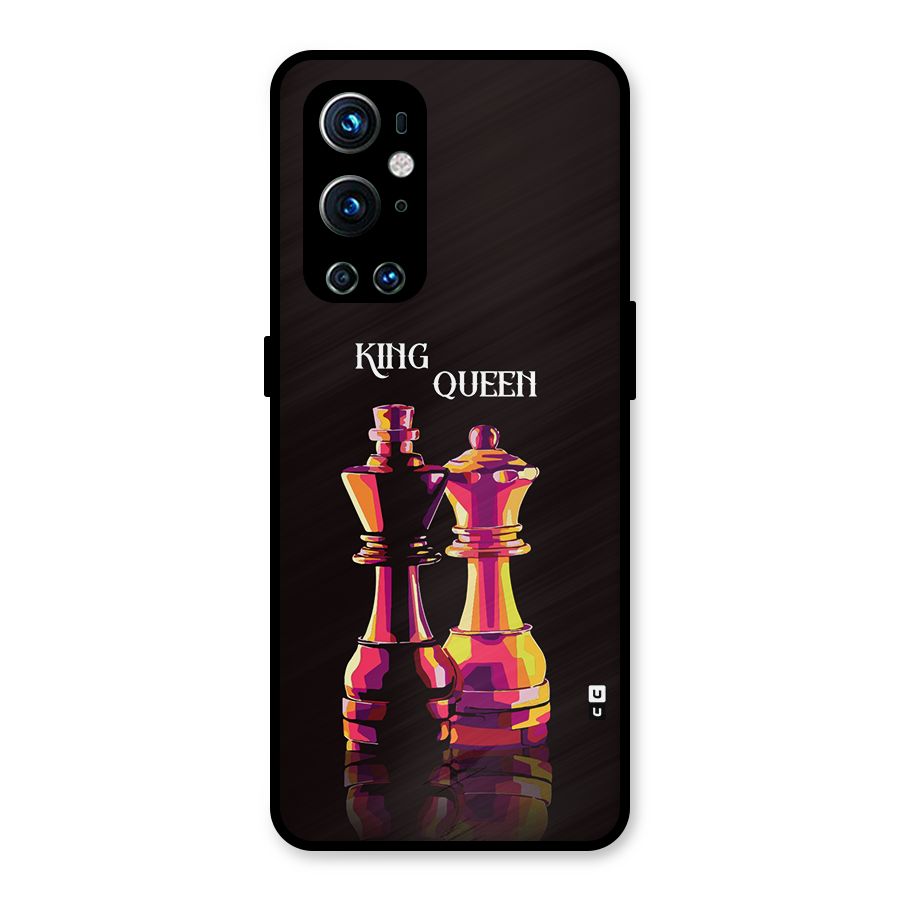 King Queen Metal Back Case for OnePlus 9 Pro
