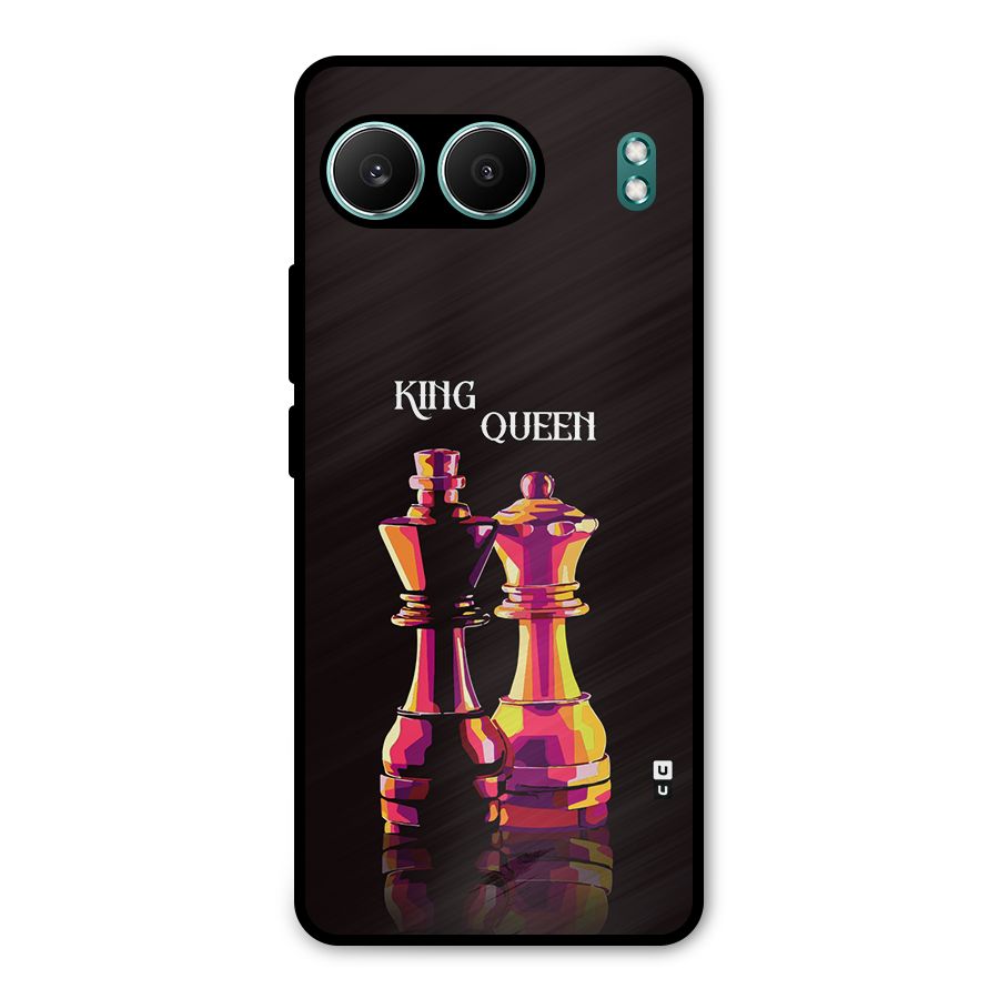 King Queen Metal Back Case for OnePlus Nord 4