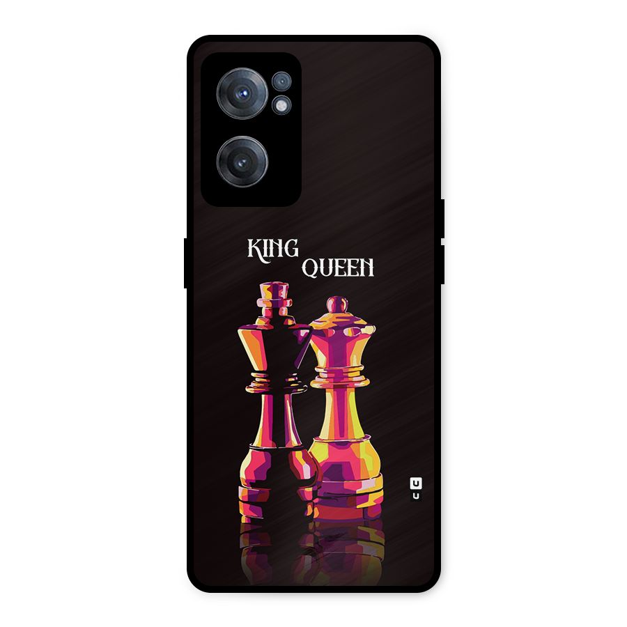 King Queen Metal Back Case for OnePlus Nord CE 2 5G