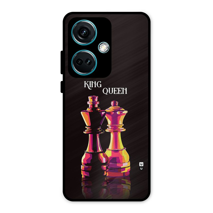 King Queen Metal Back Case for OnePlus Nord CE 3 5G