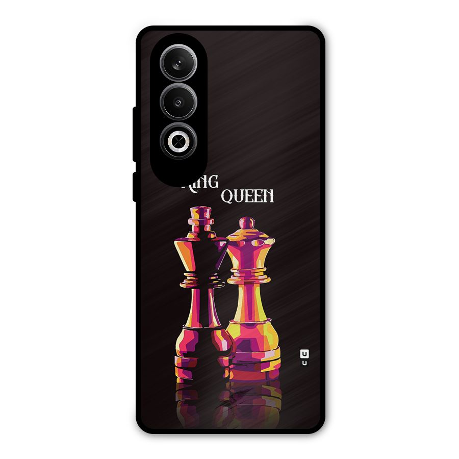King Queen Metal Back Case for OnePlus Nord CE4