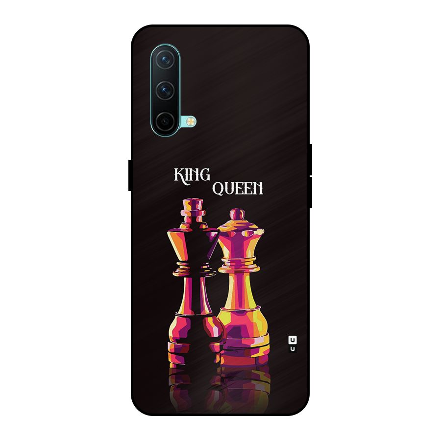 King Queen Metal Back Case for OnePlus Nord CE 5G