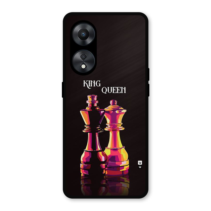 King Queen Metal Back Case for Oppo A78