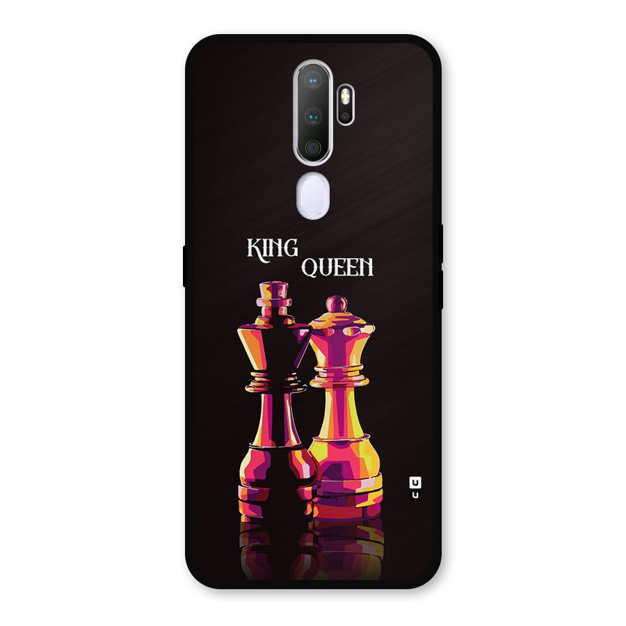King Queen Metal Back Case for Oppo A9 (2020)
