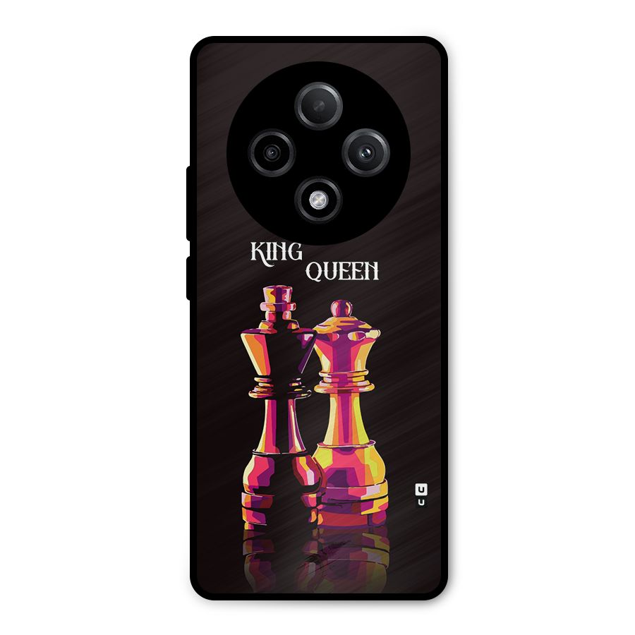 King Queen Metal Back Case for Oppo F27 Pro Plus
