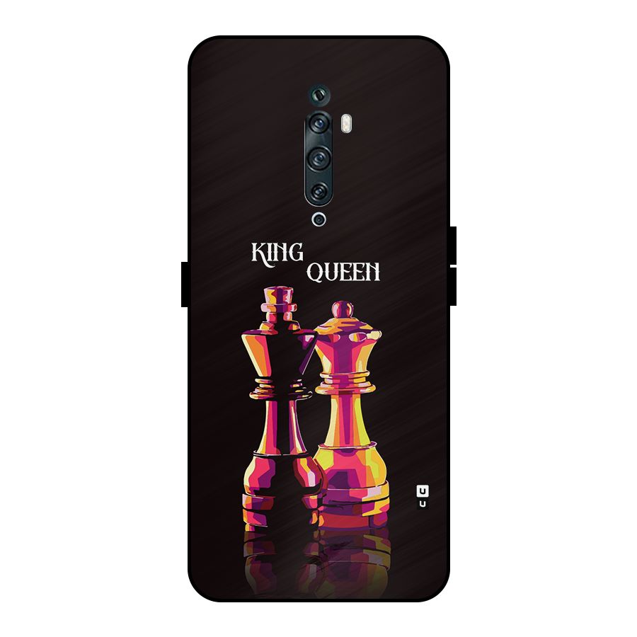 King Queen Metal Back Case for Oppo Reno2 Z