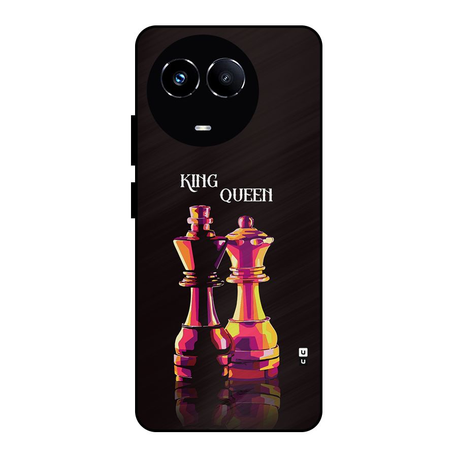 King Queen Metal Back Case for Realme 11X
