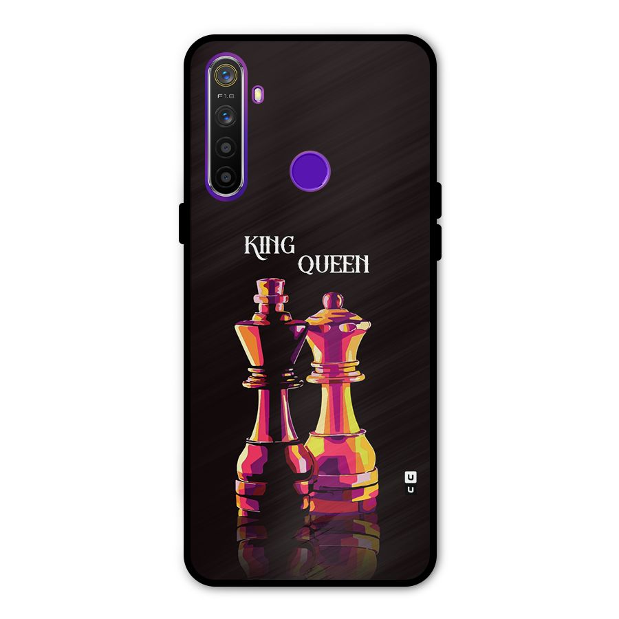 King Queen Metal Back Case for Realme 5i