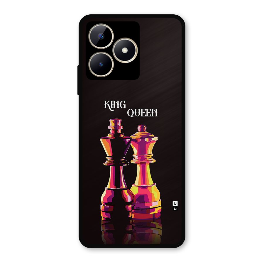 King Queen Metal Back Case for Realme C53