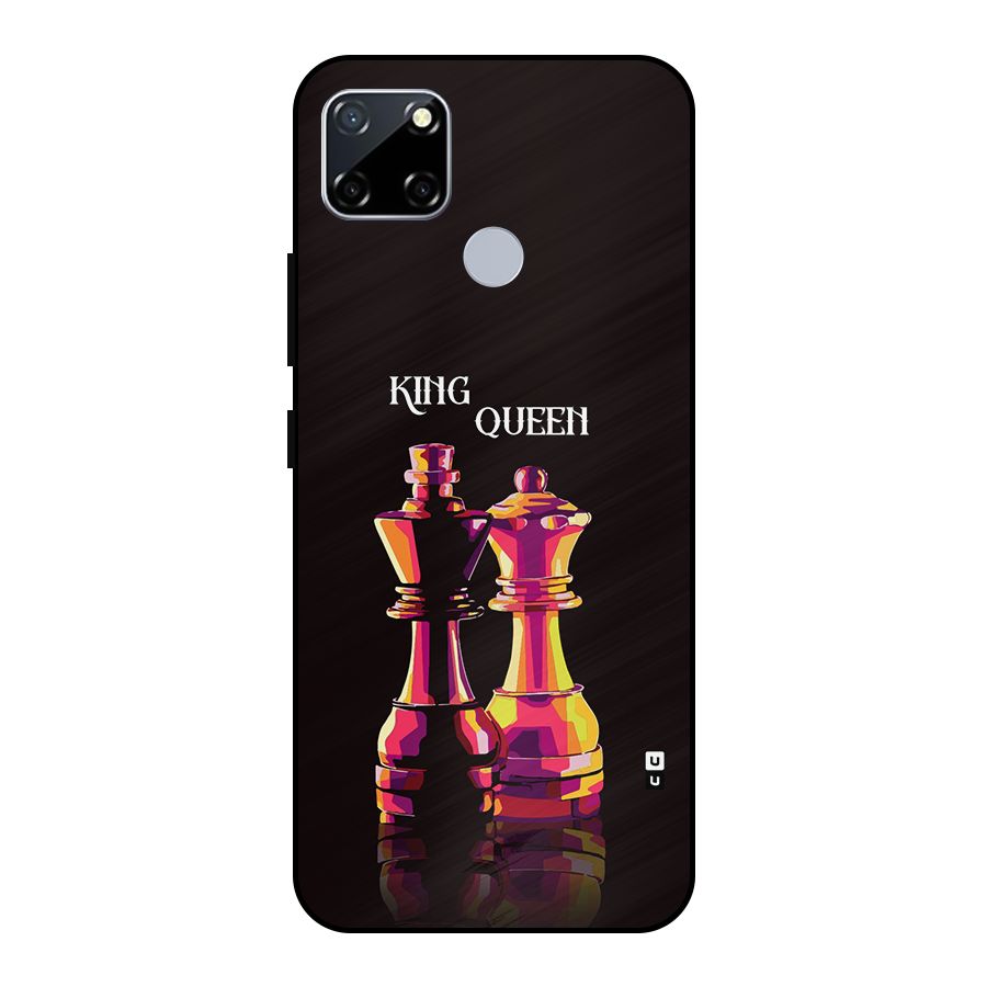 King Queen Metal Back Case for Realme Narzo 30A