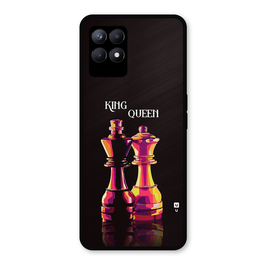 King Queen Metal Back Case for Realme Narzo 50