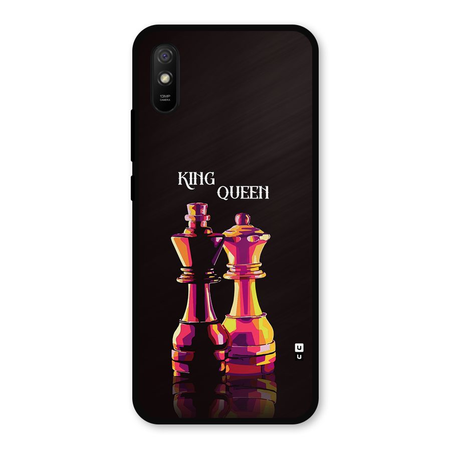 King Queen Metal Back Case for Redmi 9i