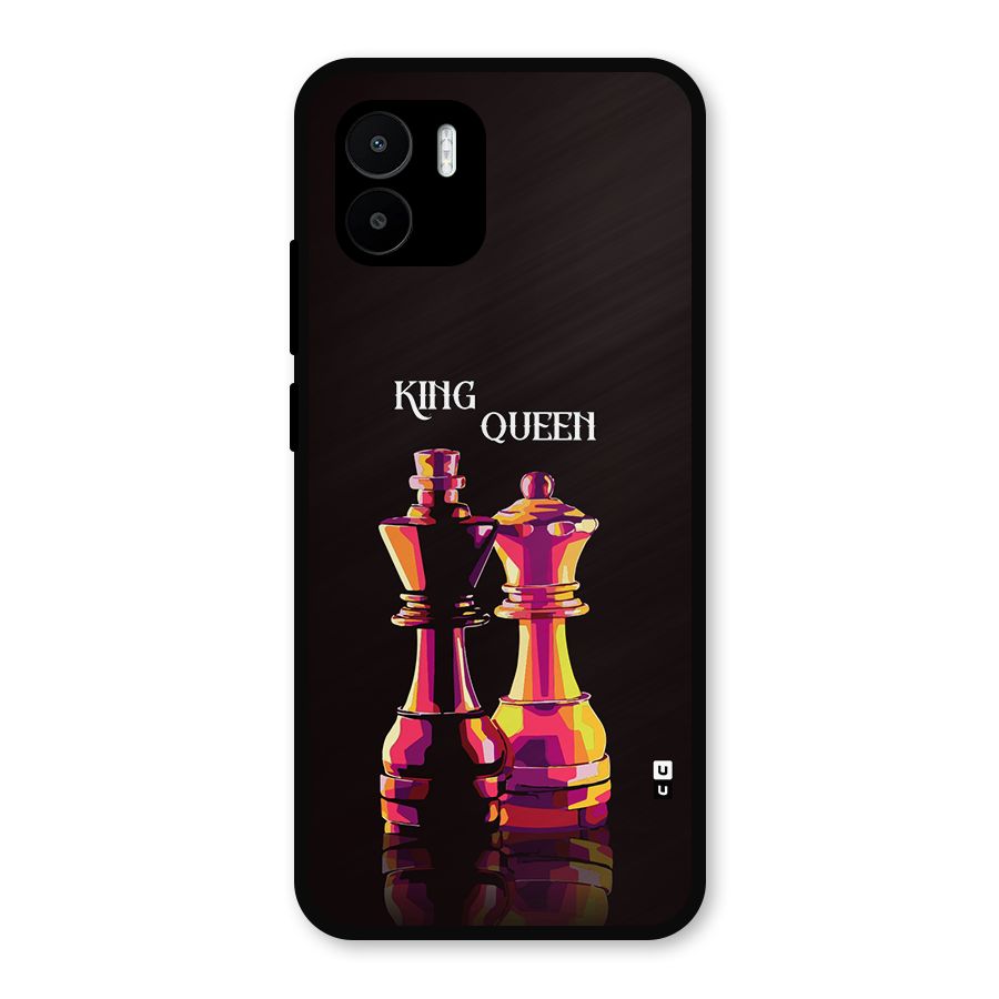 King Queen Metal Back Case for Redmi A2