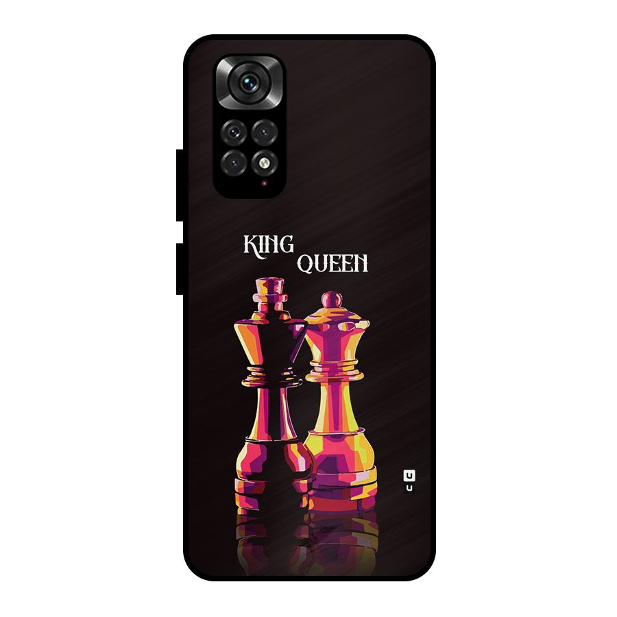 King Queen Metal Back Case for Redmi Note 11 Pro Plus 5G