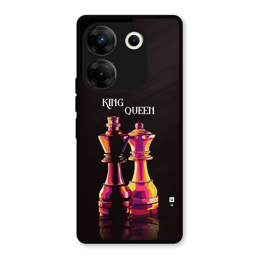King Queen Metal Back Case for Tecno Camon 20 Pro