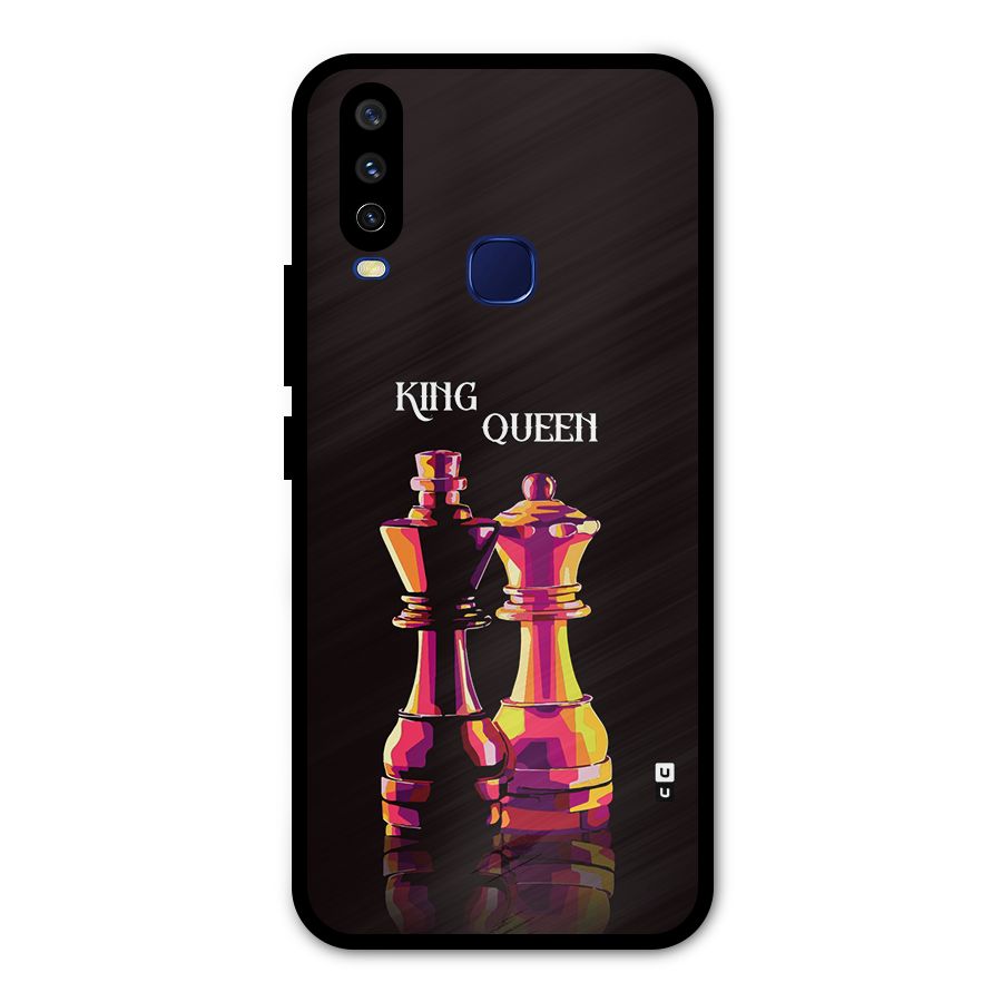 King Queen Metal Back Case for Vivo U10