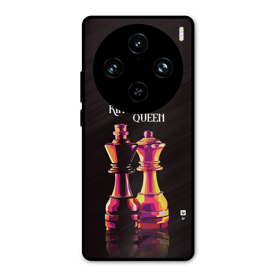 King Queen Metal Back Case for Vivo X100 Pro